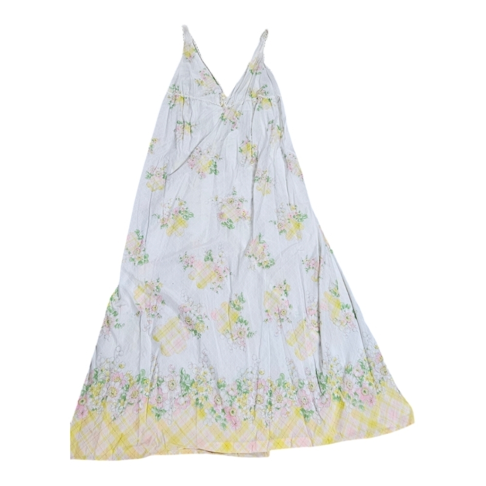 Vintage Floral Nightgown, L - Picture 2 of 6